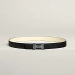 Mini Constance Touareg belt buckle & Reversible leather strap 24 mm